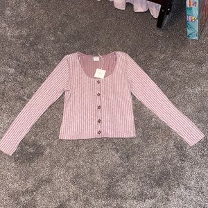 Good luck gem cardigan/ button down shirt